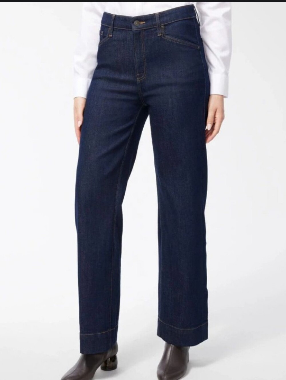 Chico's Trouser Jeans Wide Leg - Picture 2 of 10